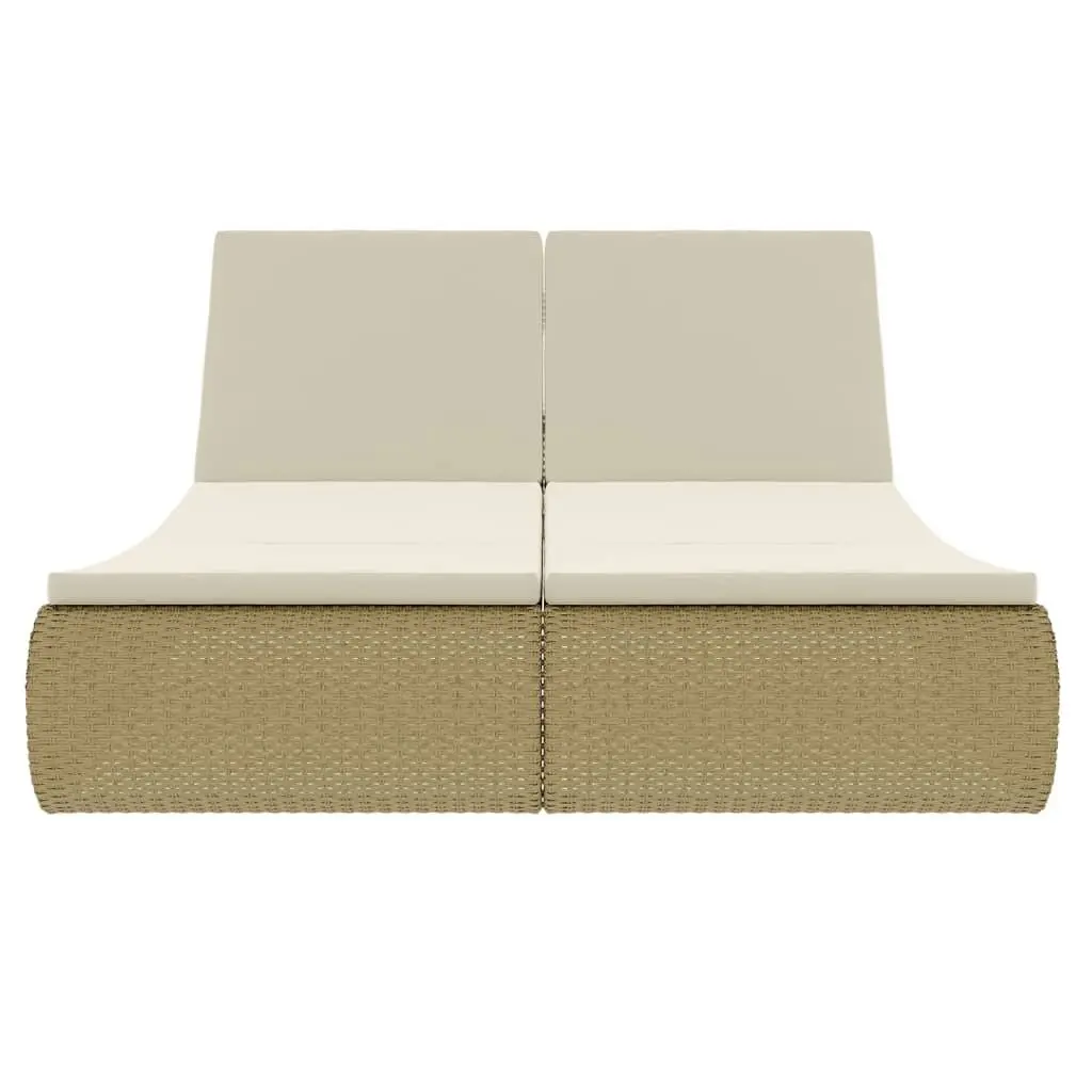 Rattan Sunlounger