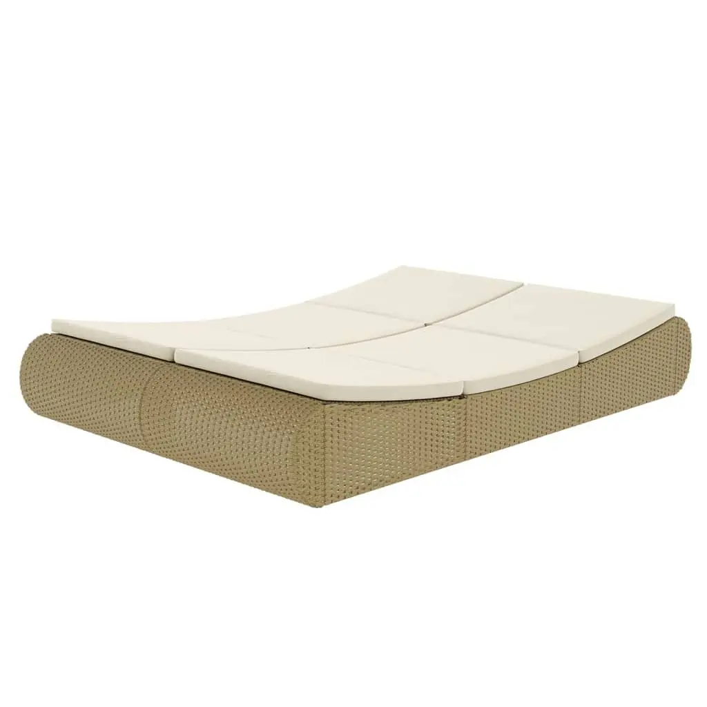 Rattan Sunlounger