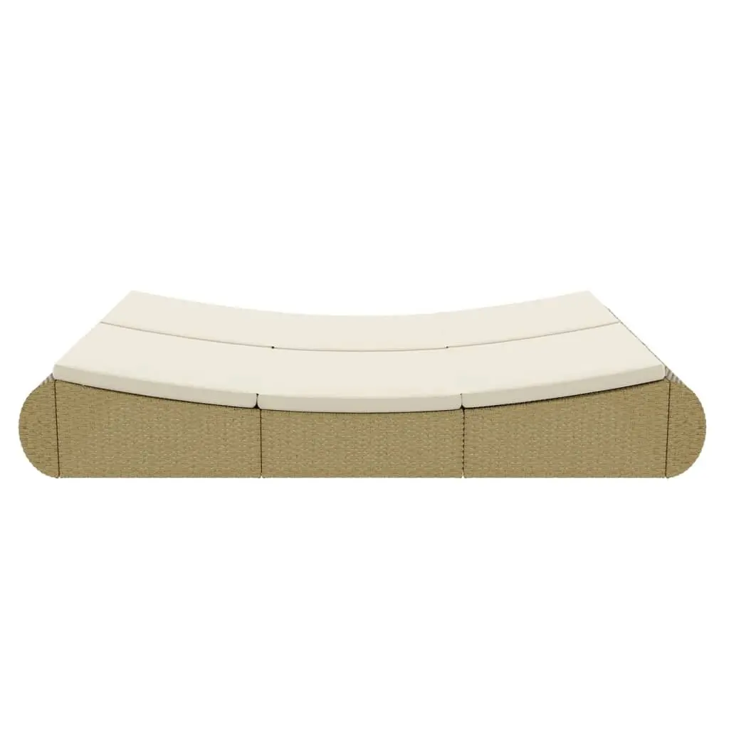 Rattan Sunlounger