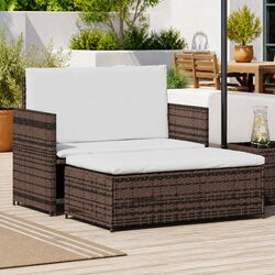 Create Your Outdoor Oasis with a 2-Seater Rattan Sofa Set