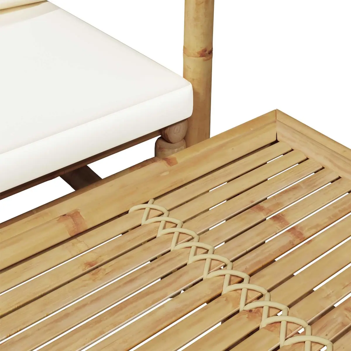 4 Piece Bamboo Lounge Set