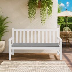 Your Ideal Grey Garden Bench Cushion 150x50x3cm