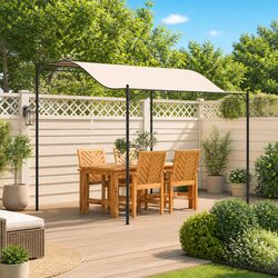 Enjoy Your Outdoor Space with a Cream White Gazebo Canopy