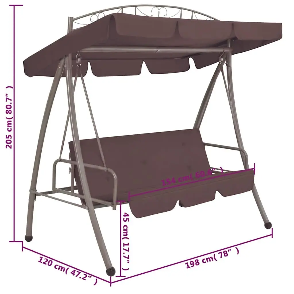 Outdoor Swing Bench for Relaxation