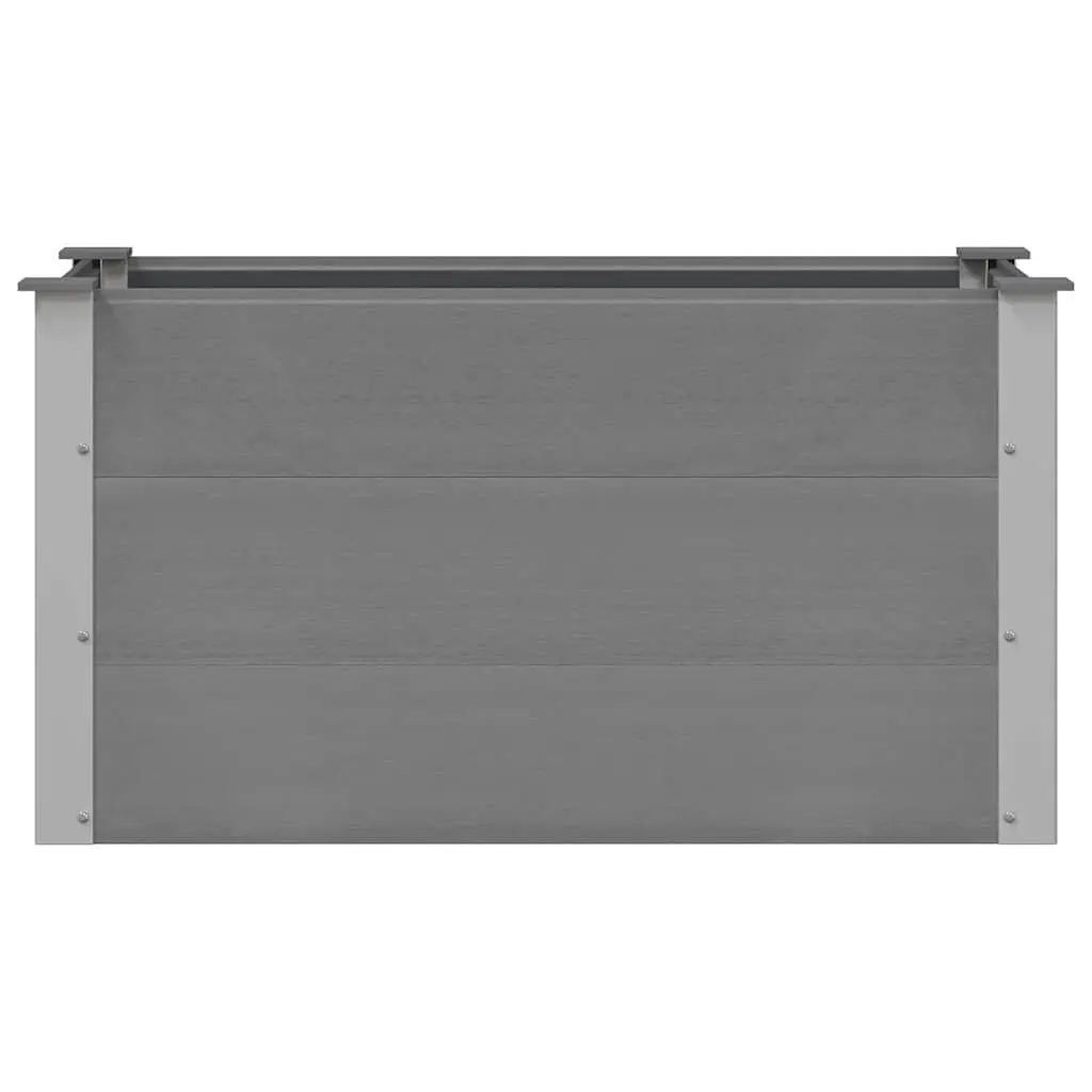 Garden Raised Bed Planter Weather Resistant 100x50x54cm Grey