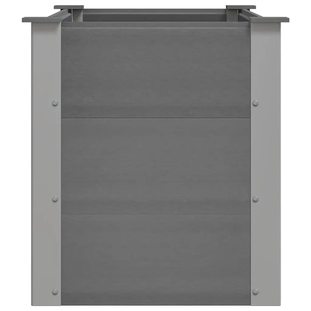 Garden Raised Bed Planter Weather Resistant 100x50x54cm Grey