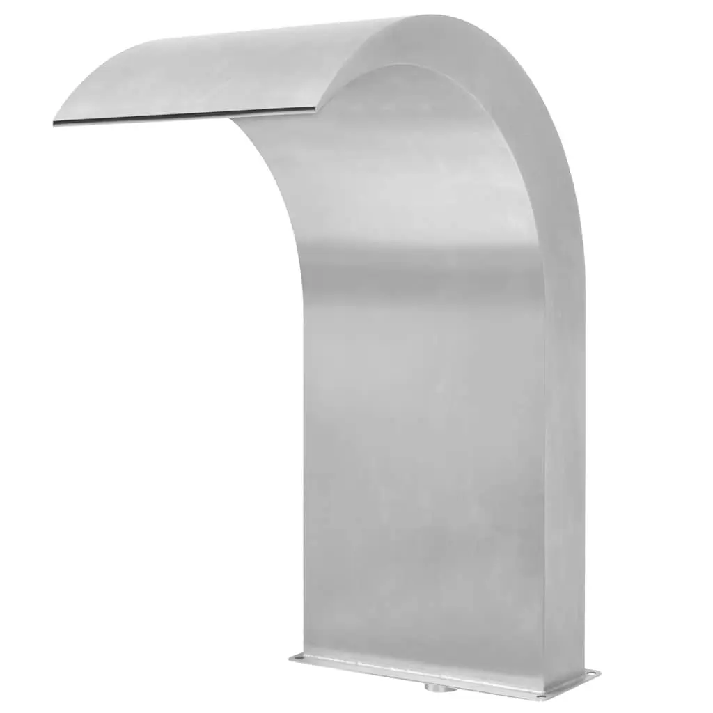 Pool Fountain Stainless Steel Decorative Water Feature 45 x 30 x 65 cm
