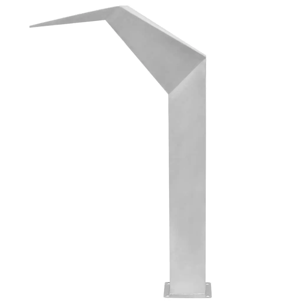Pool Fountain Silver Stainless Steel Water Feature 50 x 30 x 90 cm