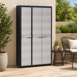 Organize Your Outdoor Space with a 4-Shelf Cabinet