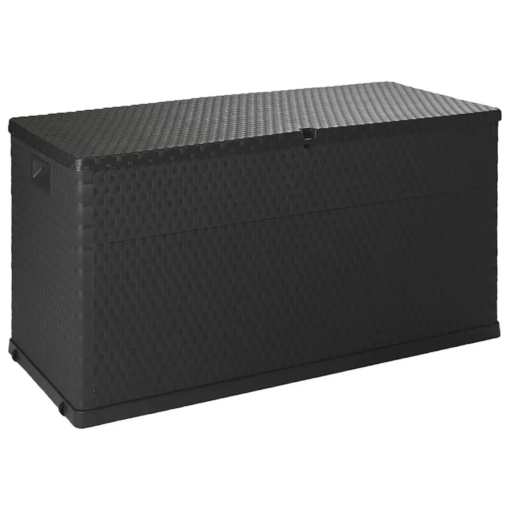 Garden Storage Box Anthracite 120x56x63cm Outdoor Patio Deck Container Chest