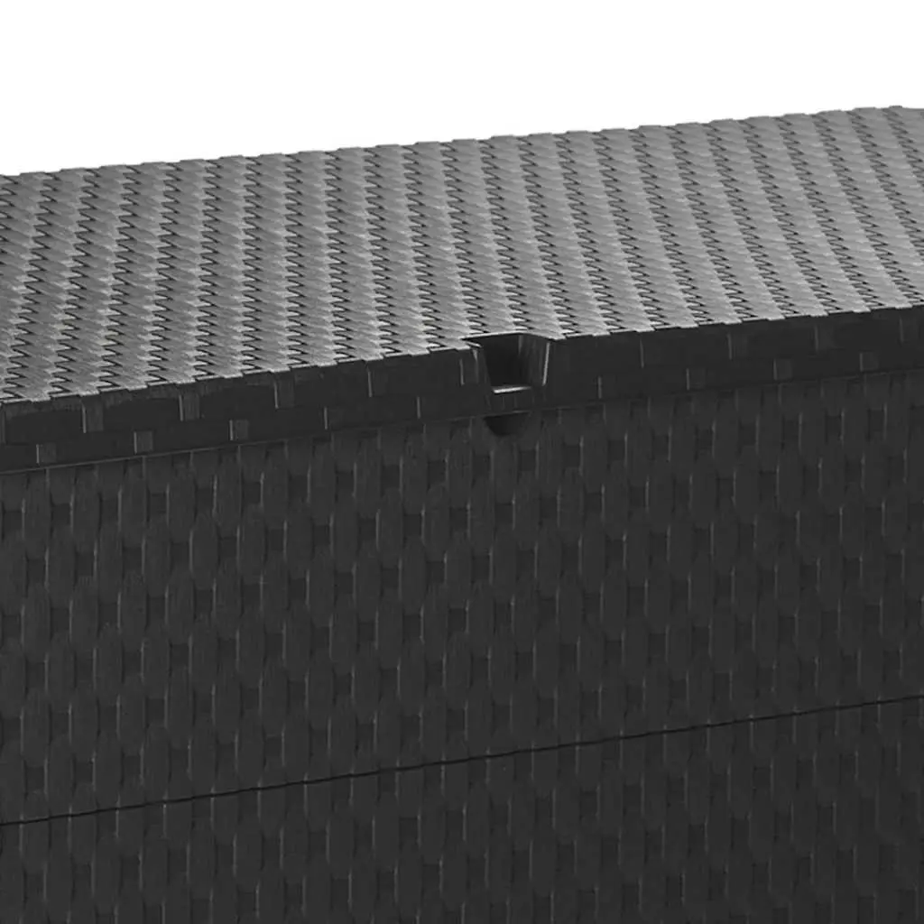 Garden Storage Box Anthracite 120x56x63cm Outdoor Patio Deck Container Chest