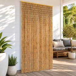 Create a Welcoming Entrance with This Bamboo Insect Door Curtain