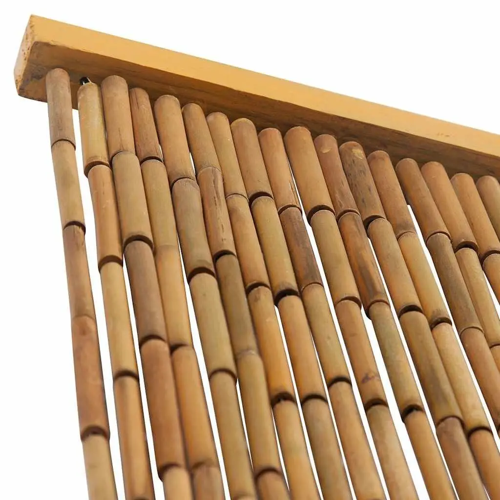 Bamboo Curtain Brown Insect Screen Door Privacy 120x220cm Natural Style
