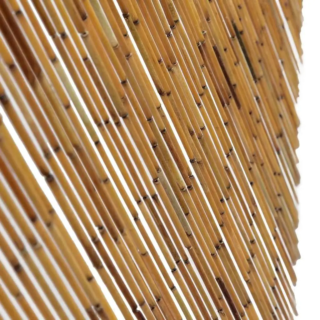 Bamboo Curtain Brown Insect Screen Door Privacy 120x220cm Natural Style