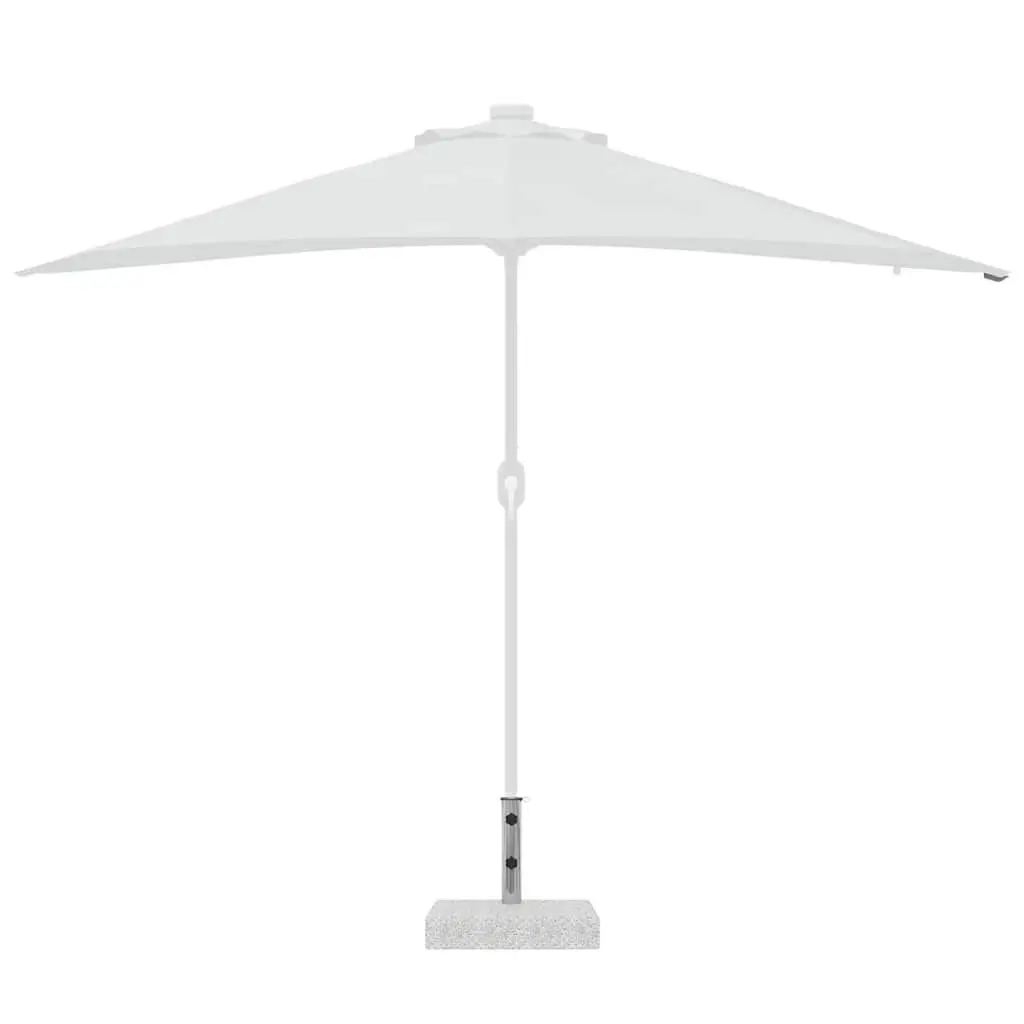 Granite Parasol Base Heavy Duty Rectangular 25kg Grey