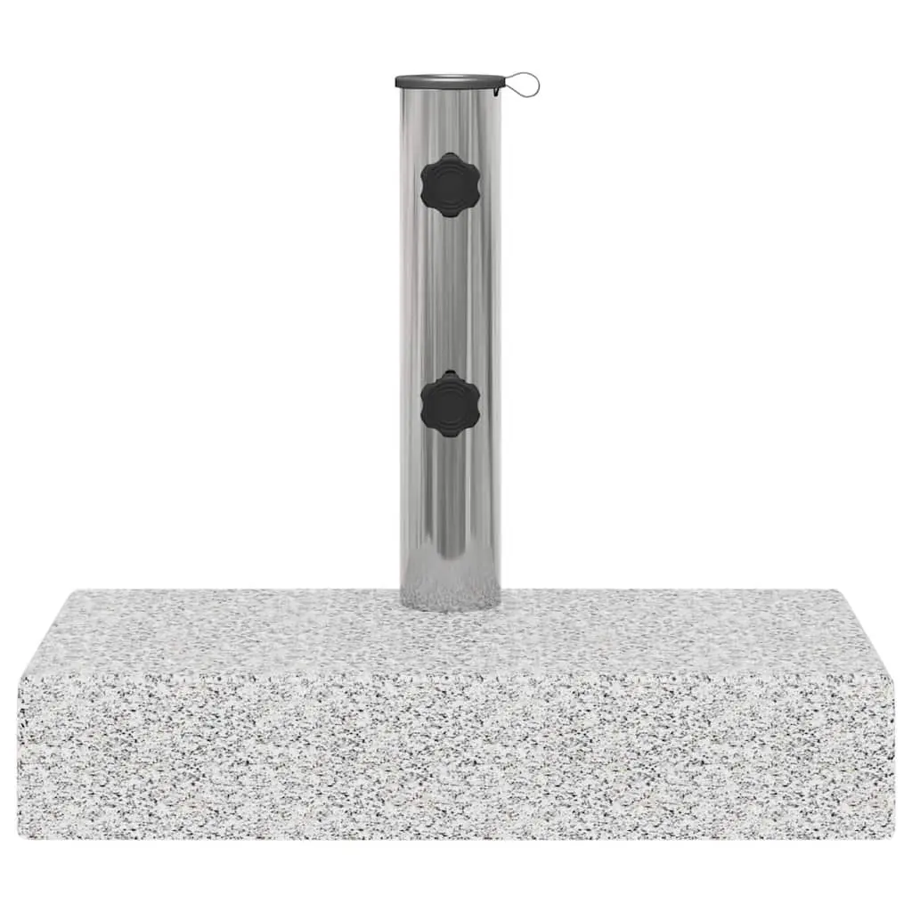 Granite Parasol Base Heavy Duty Rectangular 25kg Grey