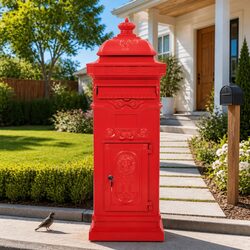 Your Friendly Vintage Red Pillar Letterbox