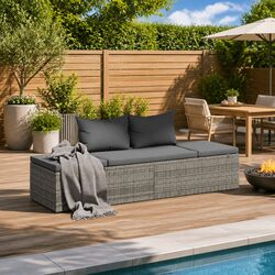 Your New Favourite Outdoor Lounge Bed in Grey