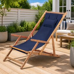 Your New Favorite Beach Chair: Wooden Frame and Comfort