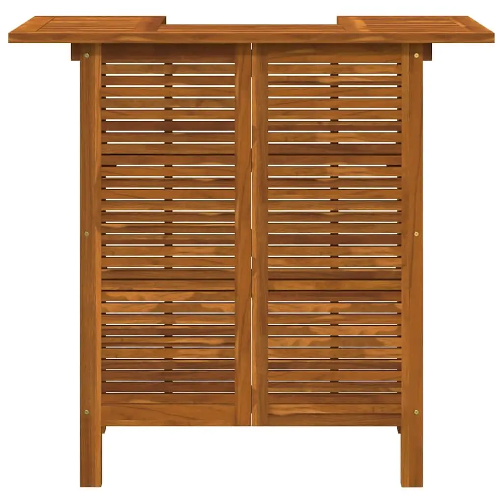 Bar Table Solid Acacia Wood High Dining 110x50x105 cm Outdoor Indoor Furniture
