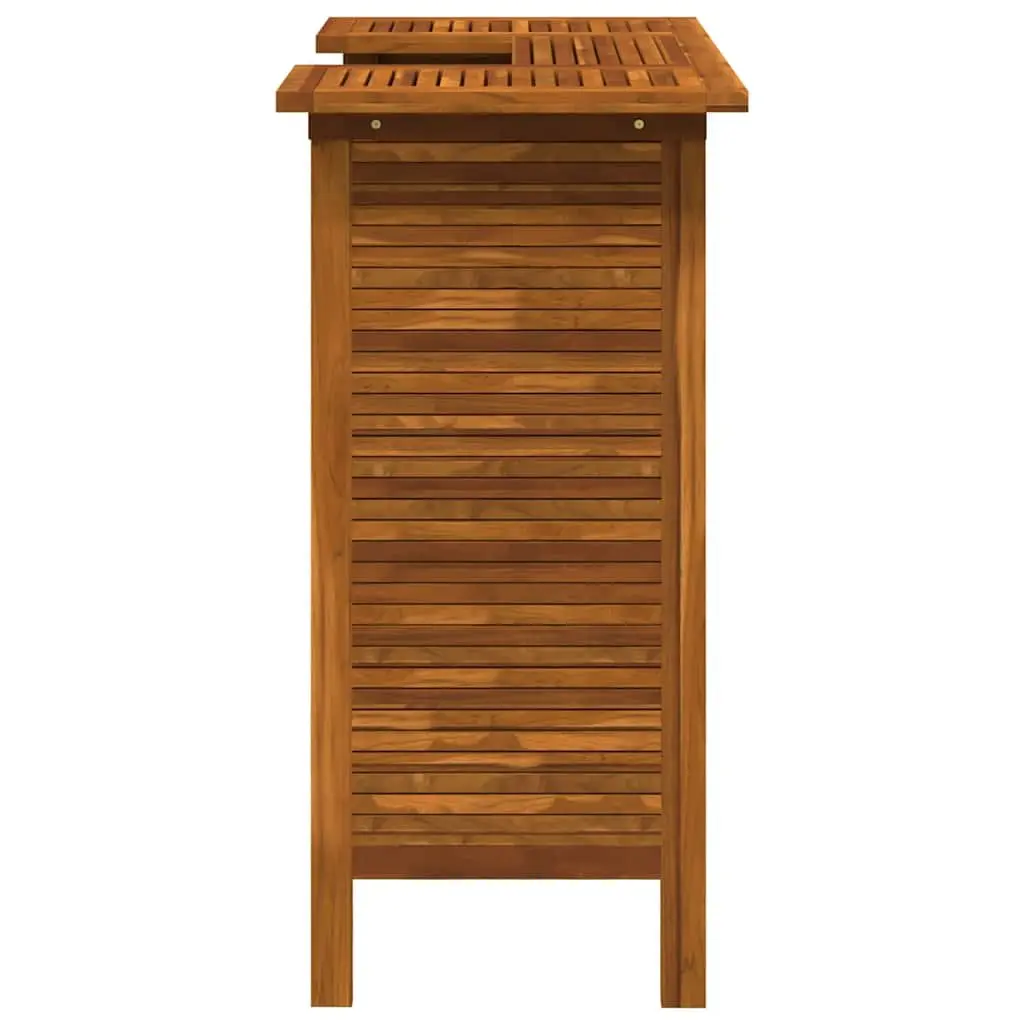 Bar Table Solid Acacia Wood High Dining 110x50x105 cm Outdoor Indoor Furniture