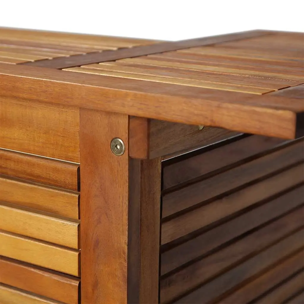 Bar Table Solid Acacia Wood High Dining 110x50x105 cm Outdoor Indoor Furniture