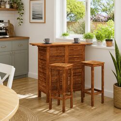 Your Perfect Bar Set: 3 Pieces of Acacia Wood Furniture