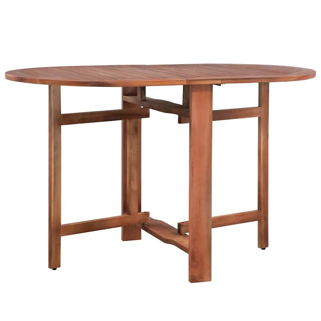 Folding Oval Dining Table for Outdoors