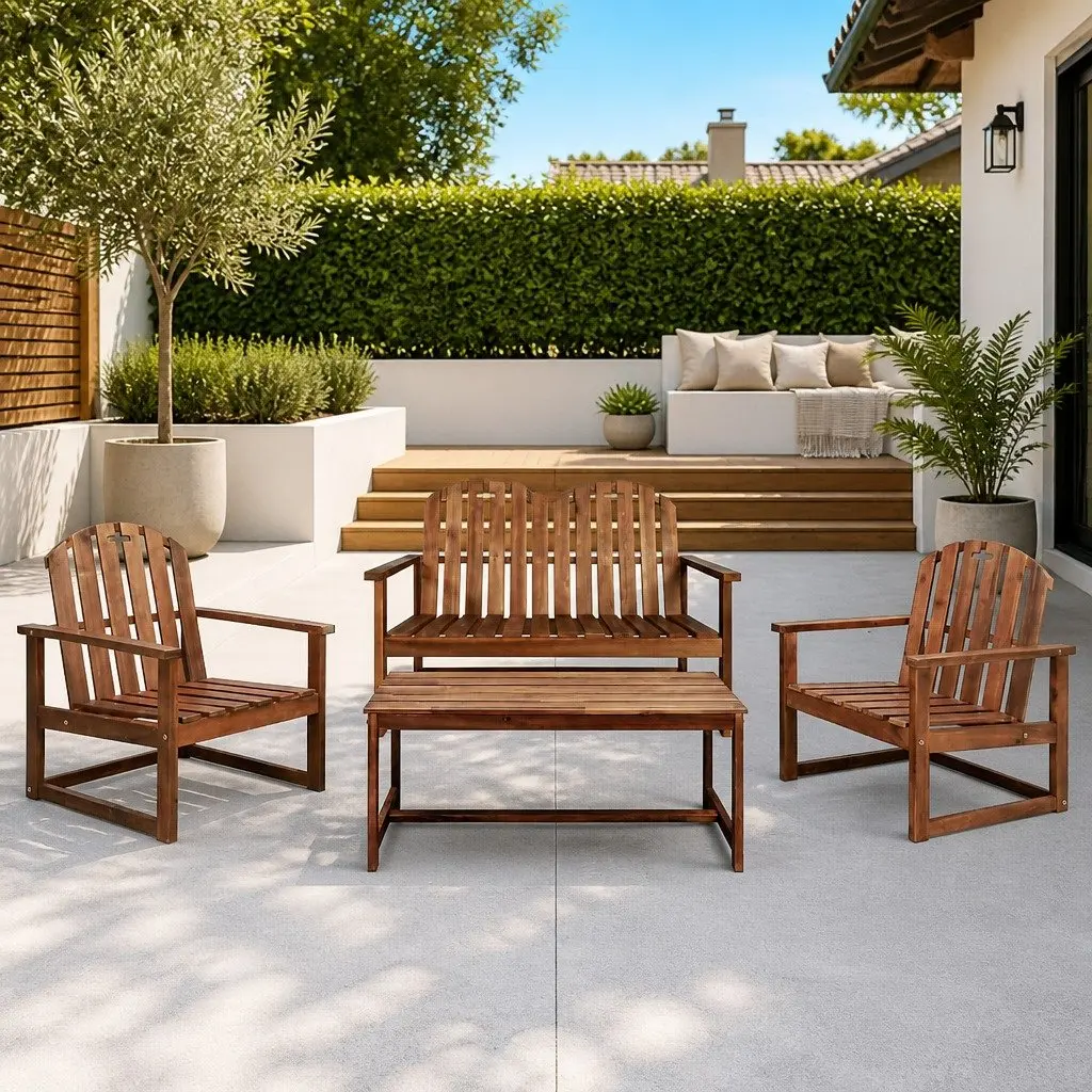 4 Piece Outdoor Lounge Set