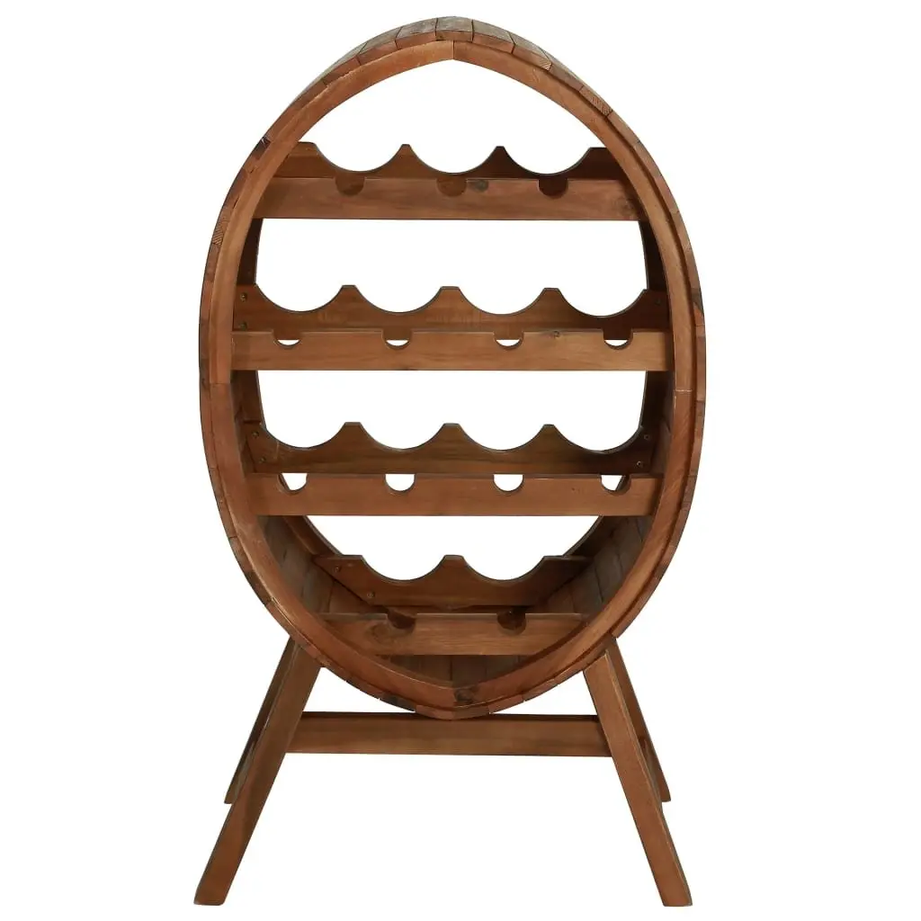 Wine Rack 13 Bottle Storage Display Cabinet Four Tier Wooden Home Bar Organizer