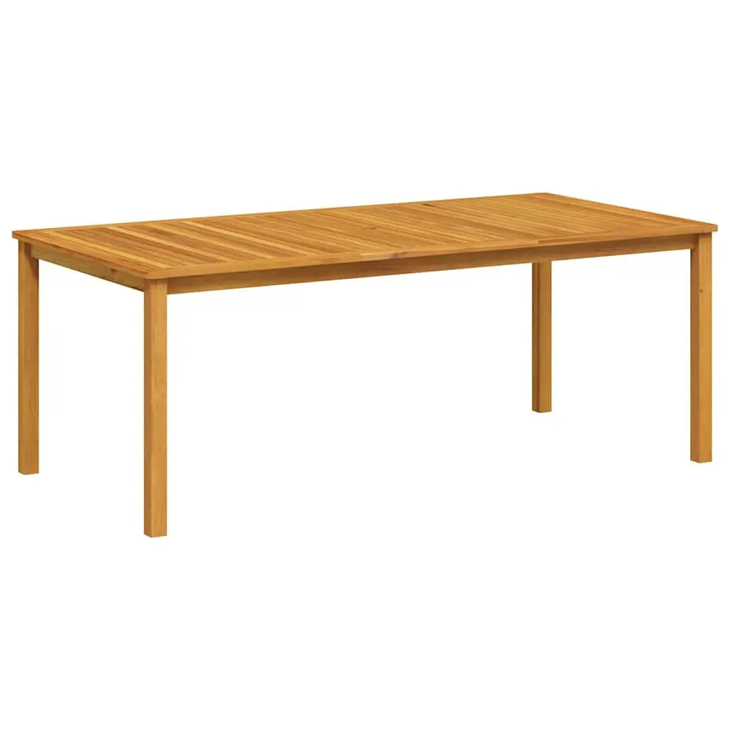 Outdoor Dining Table in Solid Wood