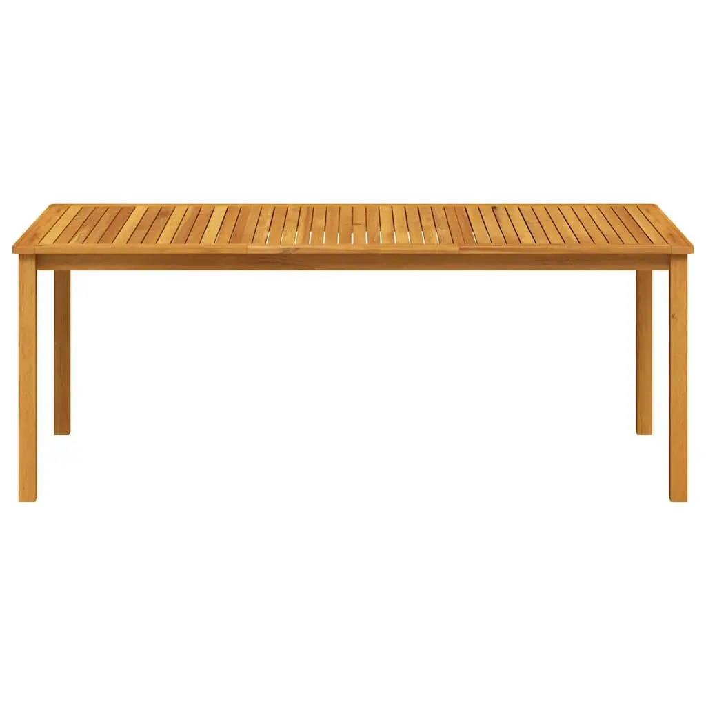 Outdoor Dining Table in Solid Wood