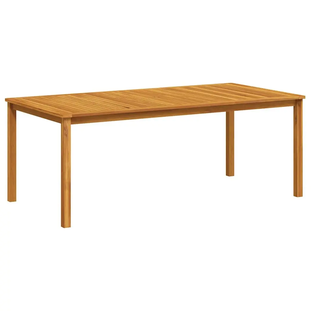 Outdoor Dining Table in Solid Wood