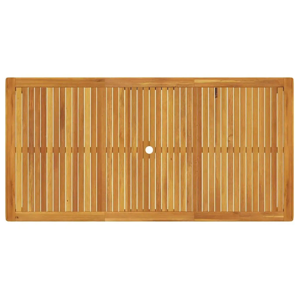 Outdoor Dining Table in Solid Wood