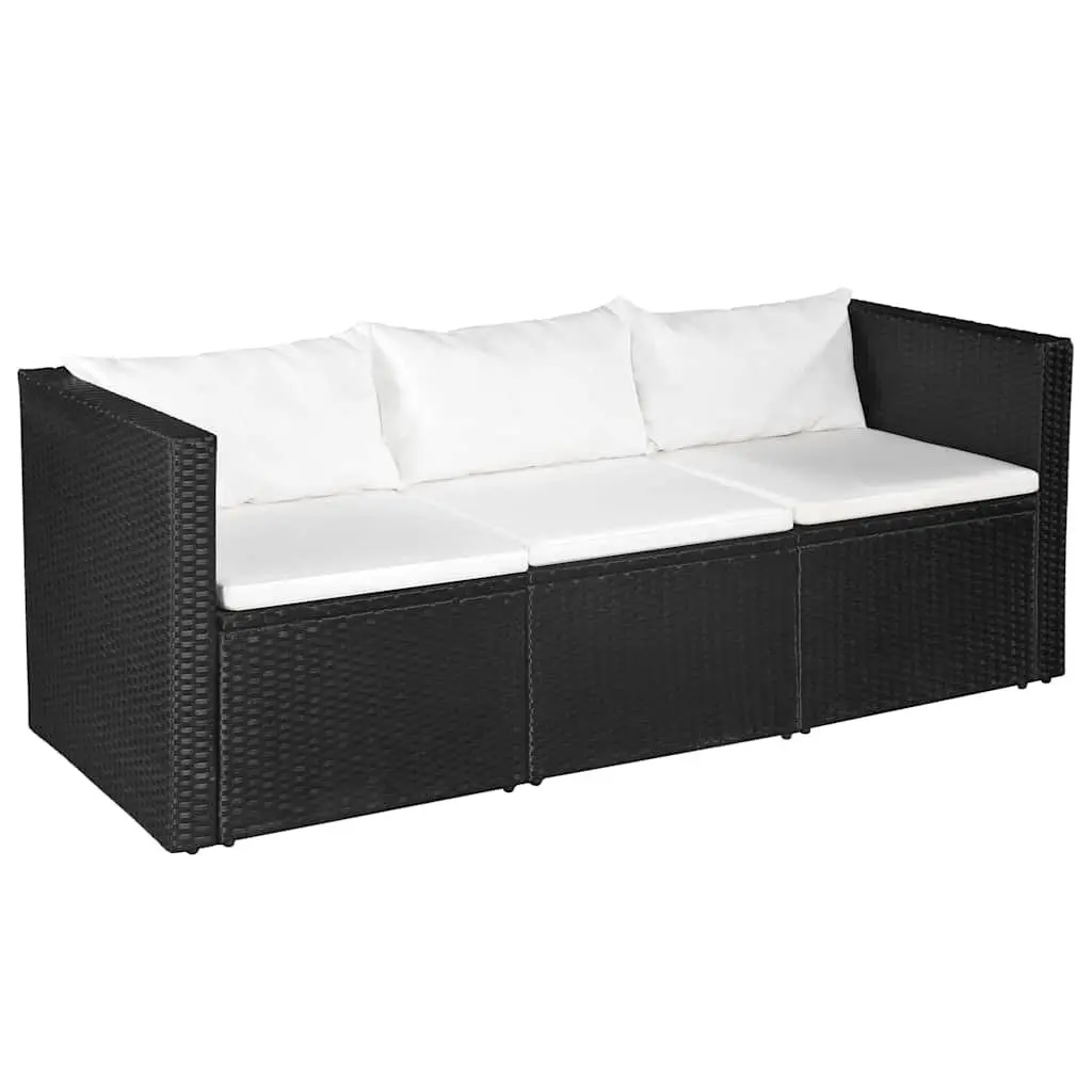 Outdoor Garden Lounge Set Water-Resistant PE Rattan 4 Piece