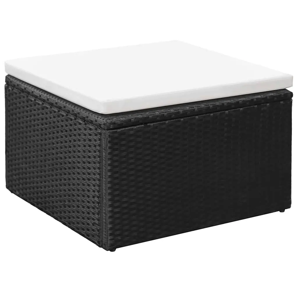 Outdoor Garden Lounge Set Water-Resistant PE Rattan 4 Piece