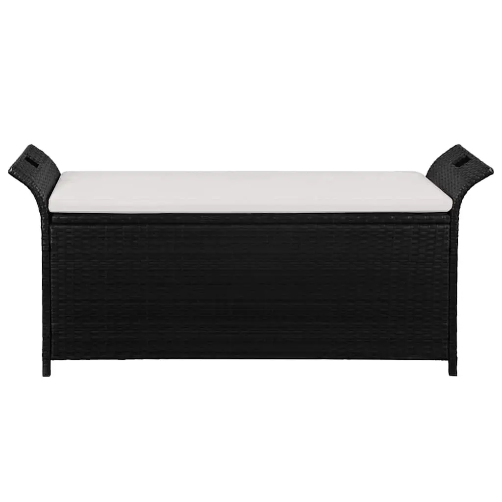 138cm Outdoor Storage Bench with Cushion