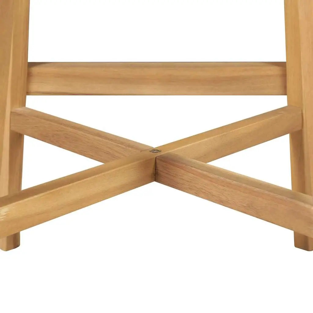 Outdoor Bar Chairs Bar Stools Garden Patio Seating with Footrest Set Brown
