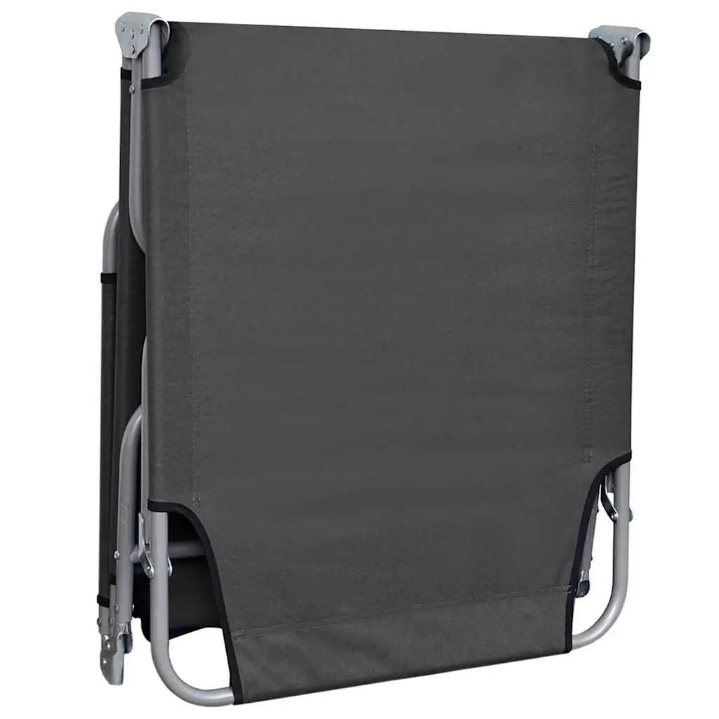 Adjustable Grey Sun Lounger