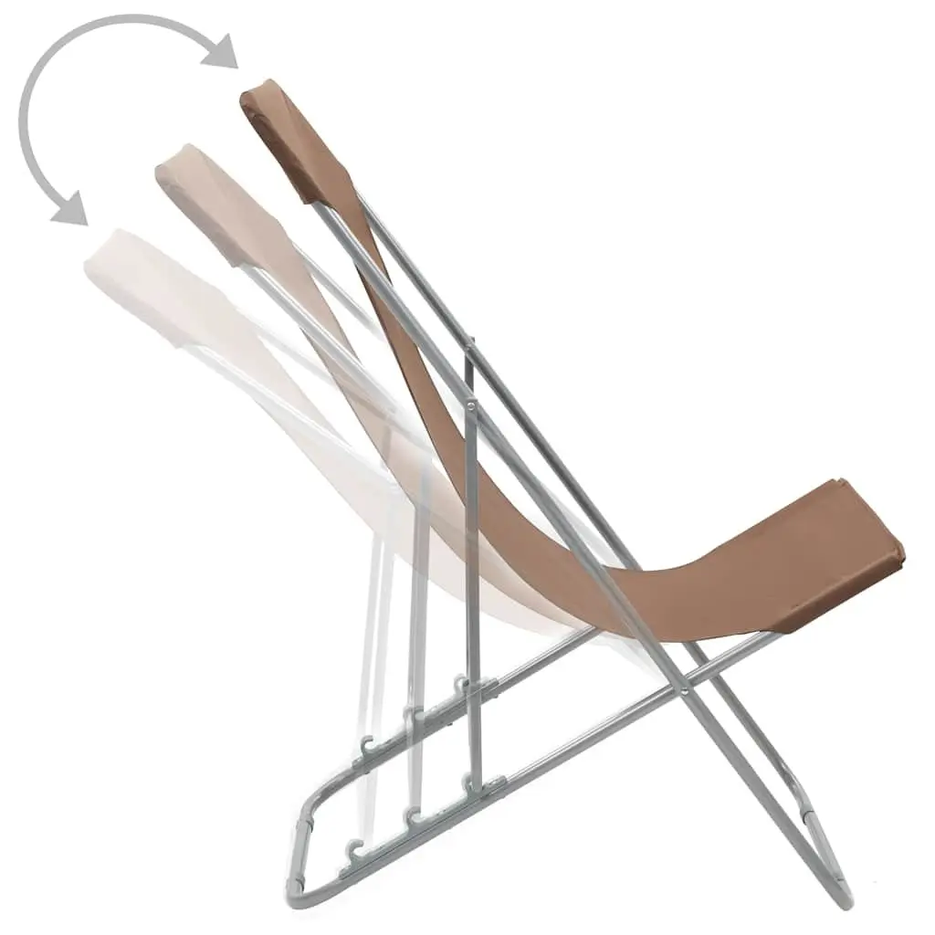 Folding Beach Chair Set