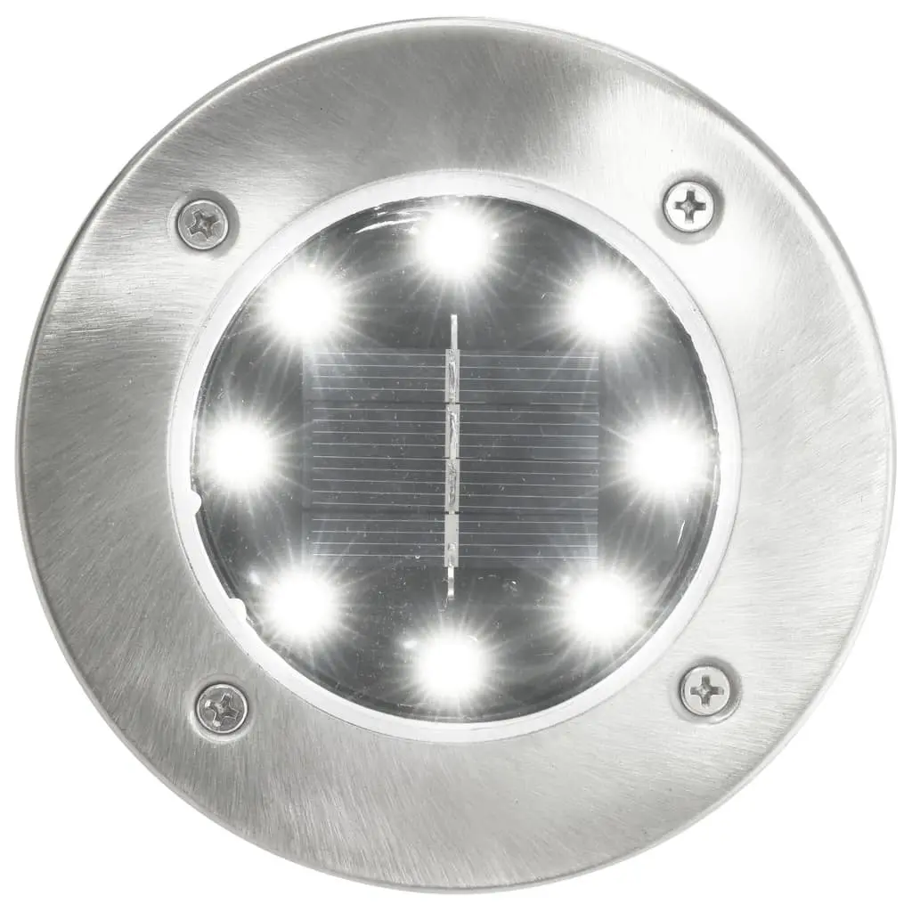 Solar Ground Lights 8 Pack LED Outdoor Garden Patio Path Landscape Lighting