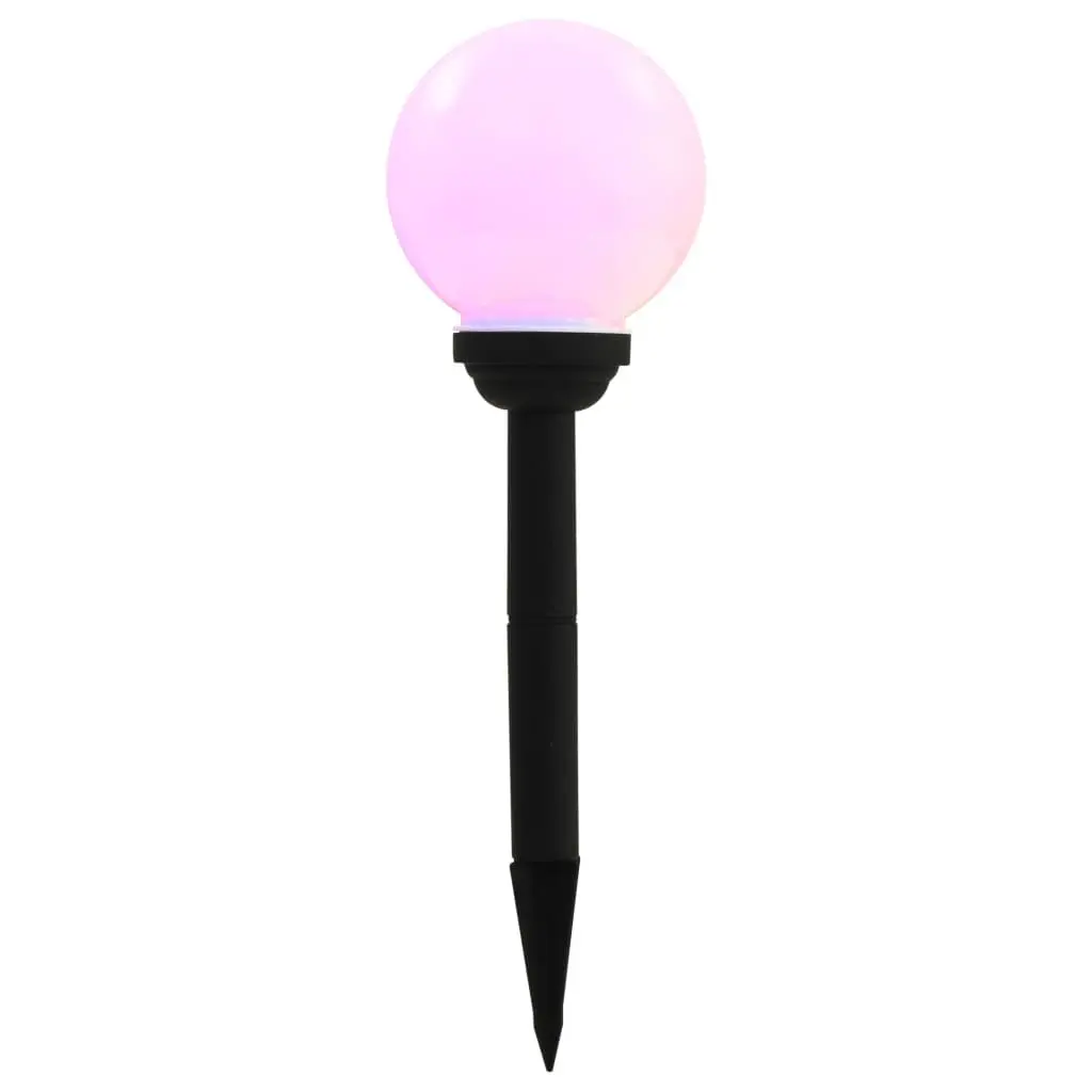 Outdoor Solar LED Spherical Lamps Colour Changing 15cm