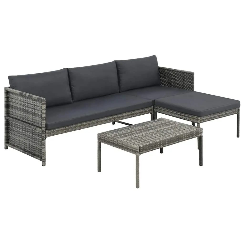 3 Piece Outdoor Sofa Set
