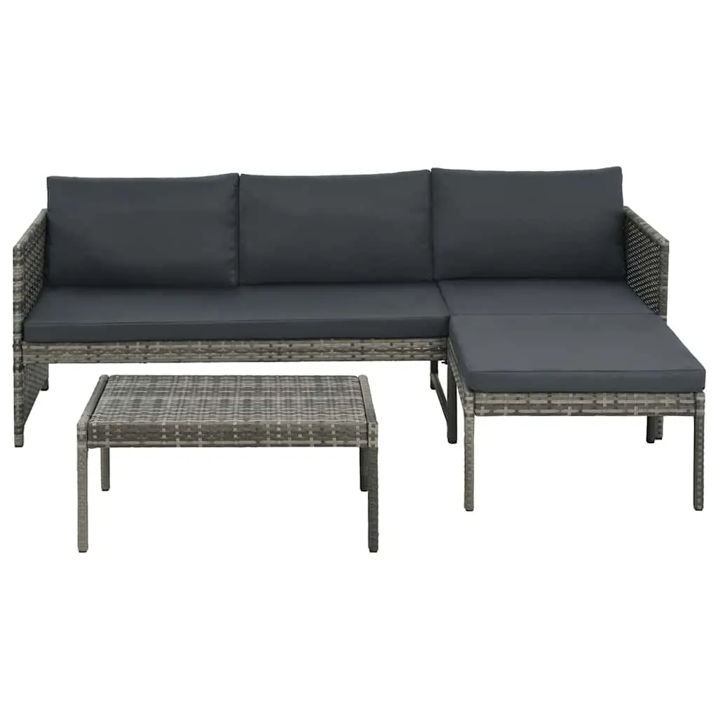 3 Piece Outdoor Sofa Set