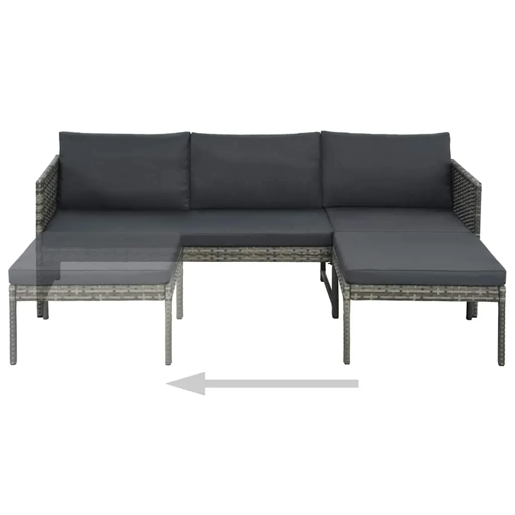 3 Piece Outdoor Sofa Set