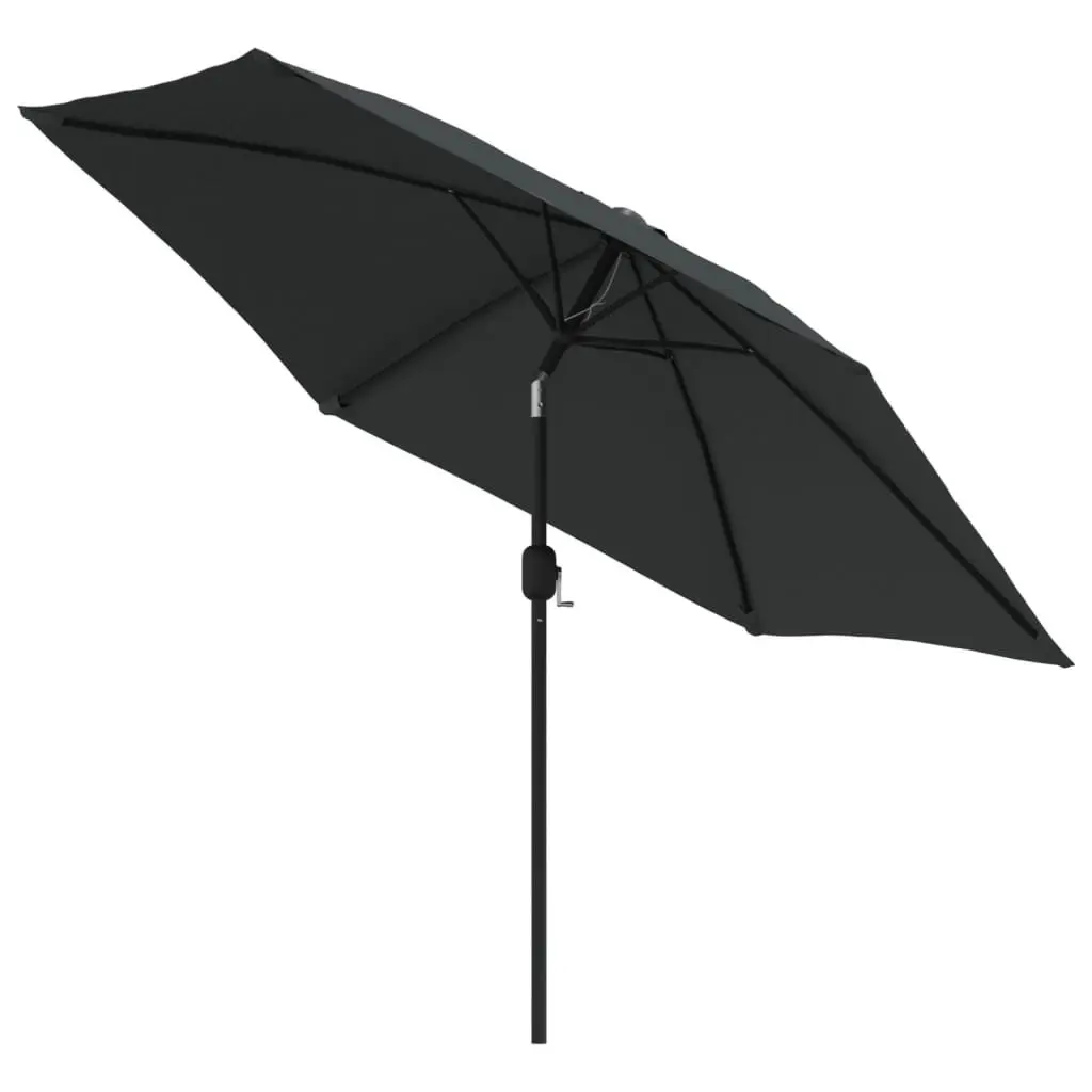 Garden Umbrella Tilt Crank 300cm UV Protective Anthracite Shade
