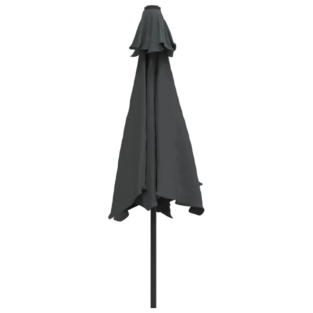 Garden Umbrella Tilt Crank 300cm UV Protective Anthracite Shade