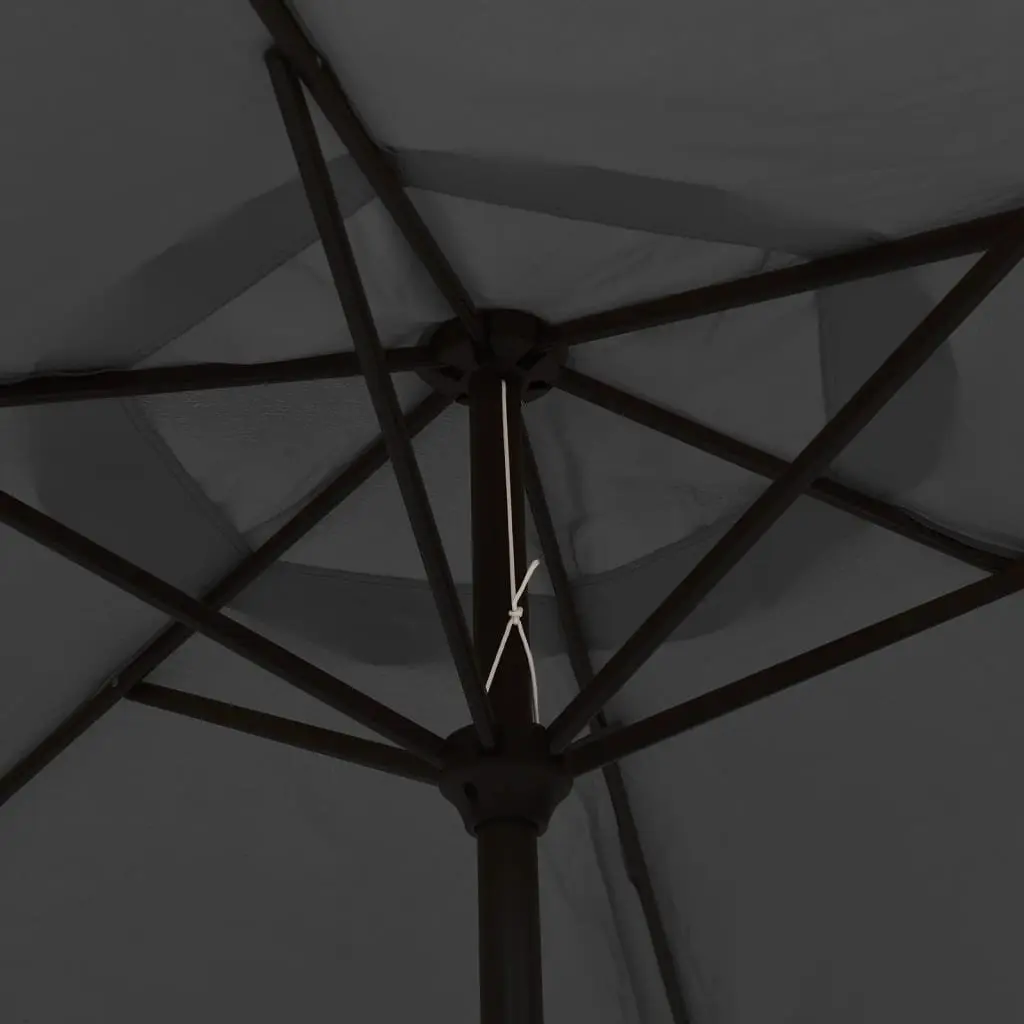 Garden Umbrella Tilt Crank 300cm UV Protective Anthracite Shade