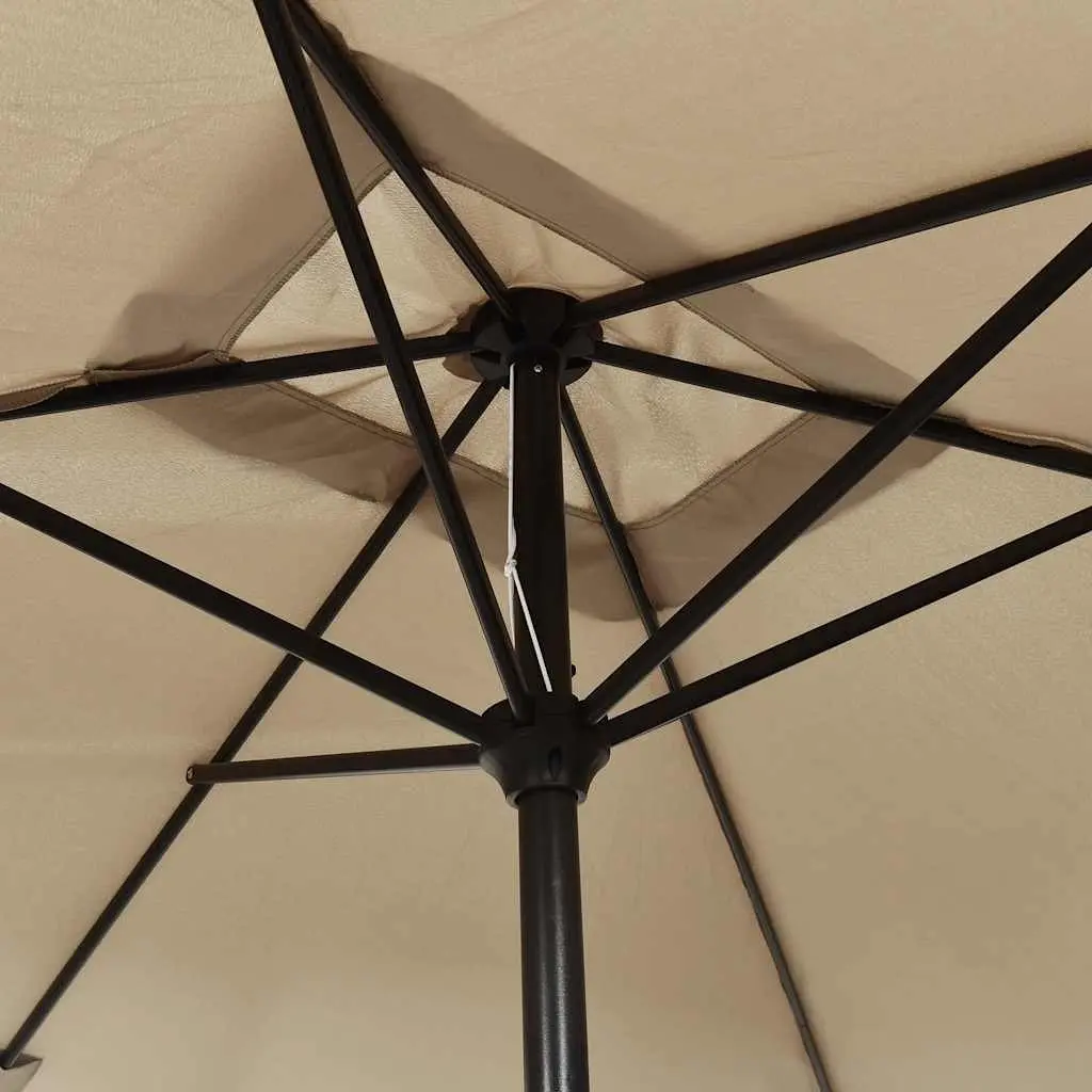 Garden Parasol UV Protection 300x200cm Outdoor Shade Canopy Tilt Umbrella