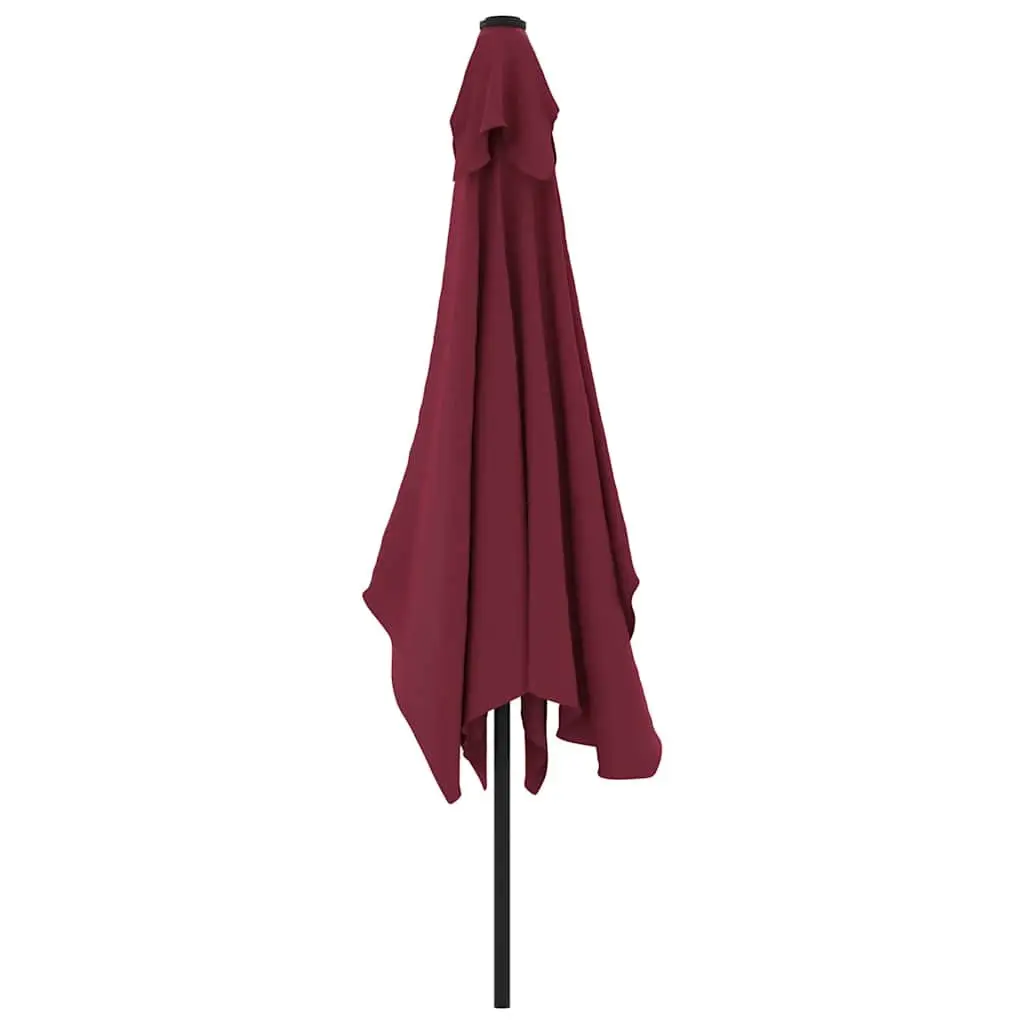 Garden Parasol UV Protection Red 300x200cm Shade Canopy